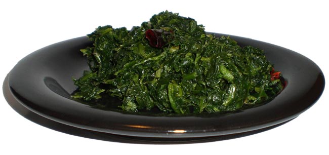 Saag (Cooked Green Leafs)